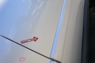 Audi A4 B5 Tür nur Türblatt hinten links silber LY7W - Facelift - Bild 4