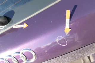 Audi A3 8L Facelift Heckklappe Kofferraumklappe Klappe hinten merlin lila LZ3W - Bild 7