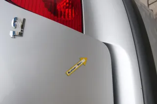 VW Polo 9N Fun Heckklappe Kofferraumklappe Klappe hinten silber LA7W metal - Bild 6