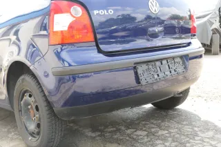 VW Polo 9N 9N3 Stoßstange Heckstoßstange hinten blau LB5N - Bild 5