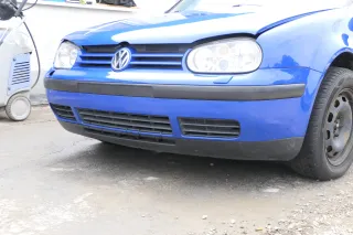 VW Golf 4 Stoßstange vorne Frontstoßstange Stoßfänger blau LW5Z SWR - Bild 3