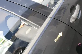 Skoda Fabia 6Y Limousine Schrägheck Tür hinten rechts schwarz LF9R - Bild 5