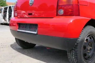VW Lupo Stoßstange hinten Heckstoßstange Stoßfänger rot LP3G - Bild 3