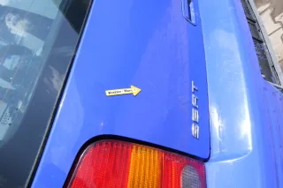 Seat Arosa Heckklappe Klappe hinten Kofferraumklappe blau LS5J bis ca. Bj. 2000 - Bild 5