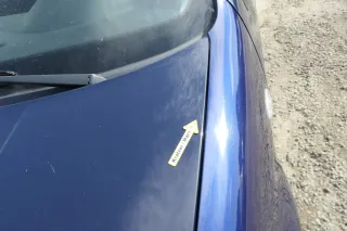 VW Golf 4 Motorhaube Haube Klappe vorne blau LA5G - Bild 9