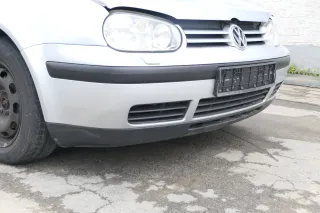 VW Golf 4 Stoßstange vorne Stoßfänger vorn vorne silber LB7Z SWR - Bild 3
