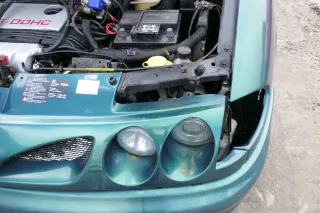VW Sharan 7M 2x Scheinwerfer + Kühlergrill Grill Projekt Zwo Sport grüN LC6P - Bild 3