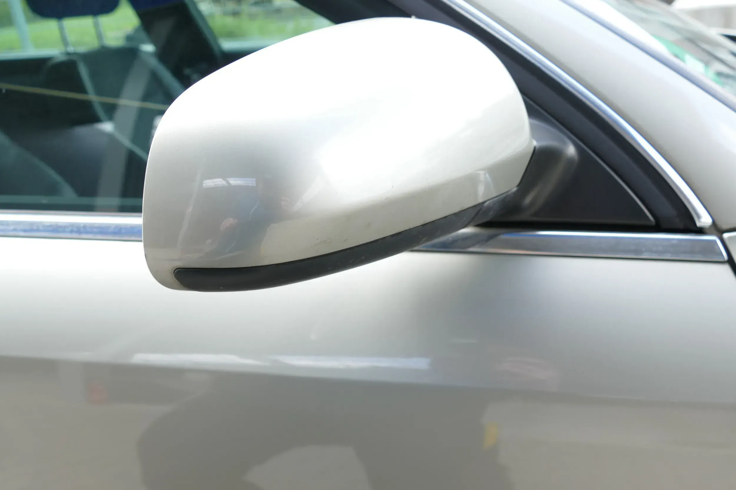 Audi A4 B6 8E Spiegel Außenspiegel rechts elektrisch verstellbar gelb beige LY1X - Bild 1