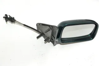 VW Polo 6N manueller manuell Spiegel Außenspiegel rechts mit Glas grün LC6P - Bild 1