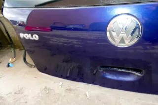 VW Polo 9N Heckklappe Kofferraumklappe Klappe hinten blau LB5N - Bild 4