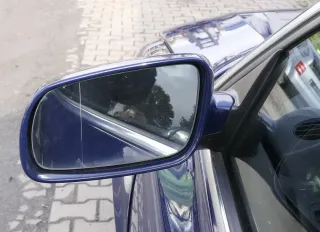 VW Passat 3B 3BG elektrischer Spiegel Außenspiegel links Glas blau LA5E - Bild 2