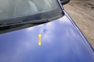 Seat Arosa 6H Facelift Motorhaube Haube Klappe vorne blau LS5N - Bild 5