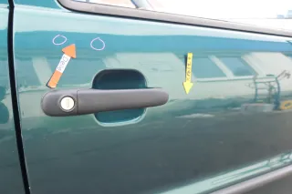 VW Polo 6N 6N2 Tür vorne rechts Beifahrertür 2/3-Türer grün LC6P - Bild 3