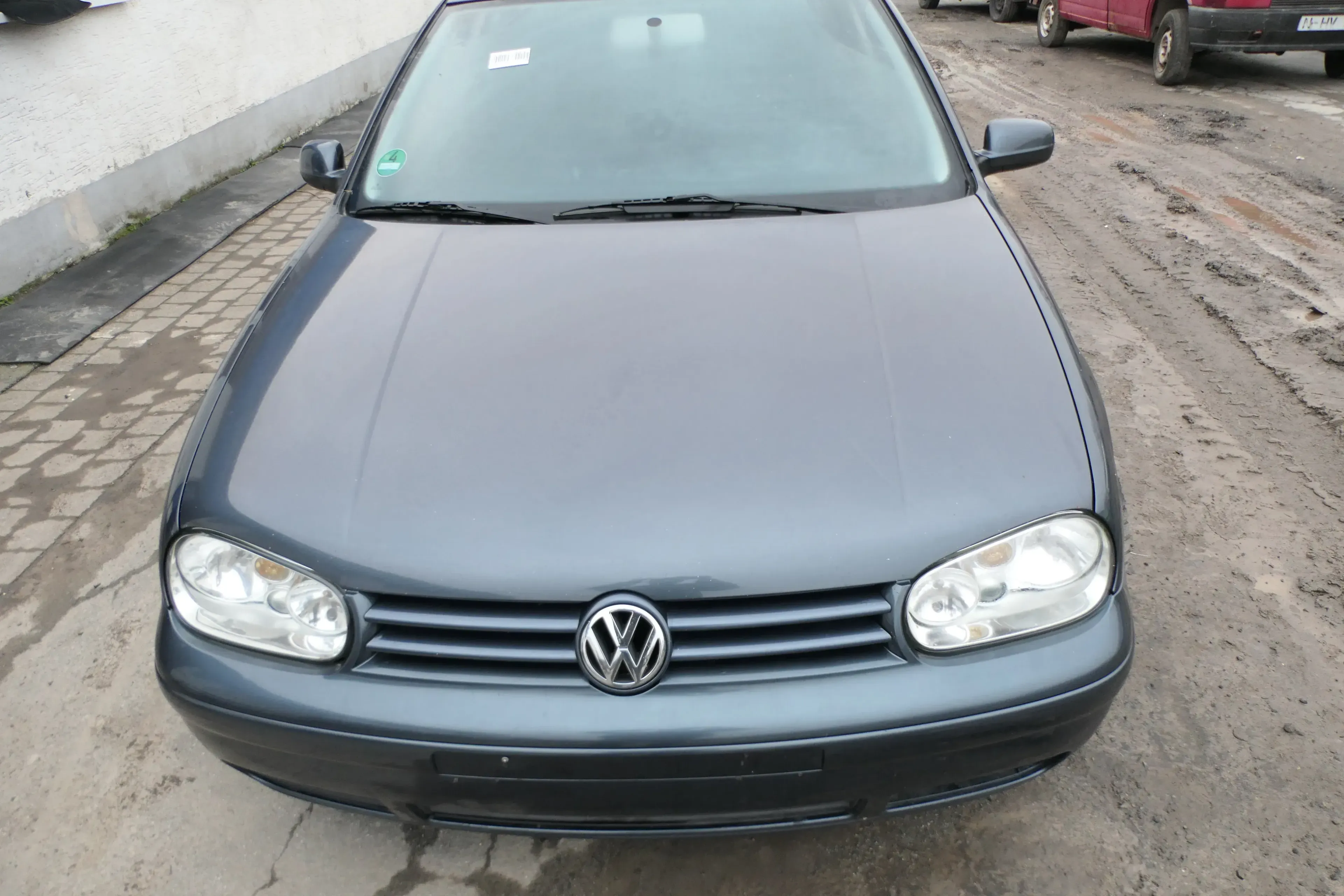 VW Golf 4 Motorhaube Haube Klappe vorne grau LC7V - Bild 1