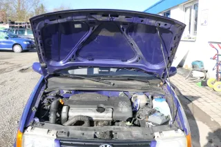 VW Polo 6N Motorhaube Frontklappe Haube vorne Klappe blau LD5D - Bild 2