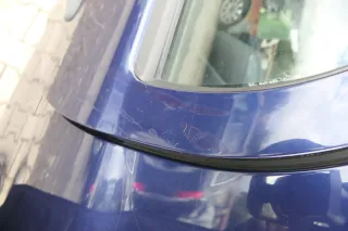 Skoda Fabia 6Y Limousine Schrägheck Tür hinten links blau LF5U - Bild 2