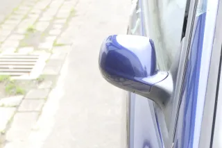 VW Passat 3B 3BG elektrischer Spiegel Außenspiegel rechts Glas blau LB5N - Bild 2