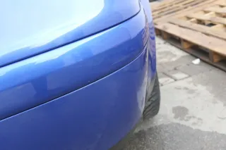VW Golf 4 Limousine Stoßstange hinten Heckstoßstange Stoßfänger blau LW5Y - Bild 8