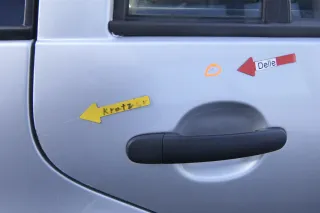 VW Golf 4 Bora Tür hinten rechts nur Kombi / Variant silber LA7W -ohne Anbauteil - Bild 10