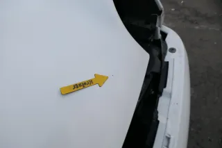 VW Lupo Motorhaube KLappe vorne weiß LB9A - Bild 7