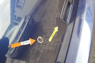 Polo 6N2 Heckklappe Klappe hinten Kofferraumklappe blau LB5N Scheibe - Bild 9