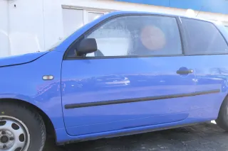 VW Lupo Seat Arosa Tür vorne links Fahrertür blau LR5A (mechanischer FH) - Bild 1