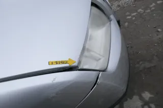 Skoda Fabia 6Y Motorhaube Klappe vorne silber grau LF7T mit Grill vorn - Bild 3
