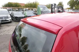 VW Fox 5Z Heckklappe Kofferraumklappe Klappe hinten + Scheibe rot LY3D - Bild 5
