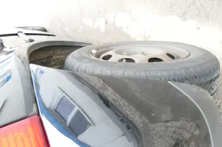 VW Lupo Stoßstange hinten Heckstoßstange Stoßfänger schwaz L041 v - Bild 5