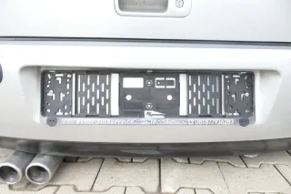 VW Golf 4 Limousine Stoßstange hinten Heckstoßstange Stoßfänger silber grau LA7W - Bild 2