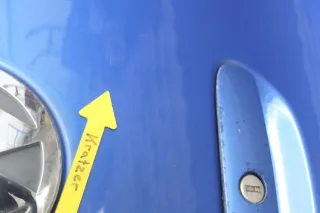 VW Polo 9N3 9N Heckklappe Kofferraumklappe Klappe blau LA5M -ohne Anbauteile - Bild 6