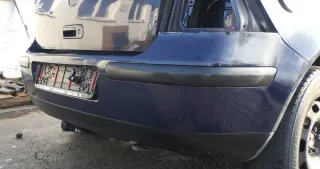VW Golf 4 Limousine Stoßstange hinten Heckstoßstange Stoßfänger blau LA5G - Bild 3