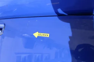 VW Lupo 6X Heckklappe Klappe Kofferraumklappe Scheibe blau LW5Z ohneAnbautei - Bild 4