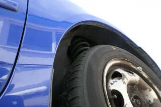VW Lupo Kotflügel vorne rechts blau LW5Z - Bild 2
