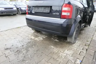 Audi A2 8Z Stoßstange hinten Heckstoßstange blau LZ5Q kobaltblau - Bild 4