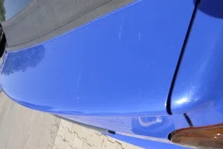 VW Golf 3 Cabrio Heckklappe Kofferraumklappe hinten Klappe blau LW5Z ohneAnbaute - Bild 3