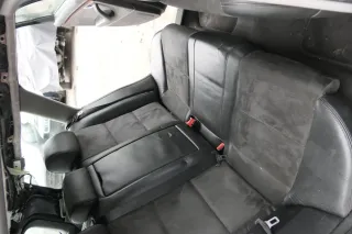 Audi A4 B6 B7 8E Avant Sitz Rückbank Rücksitzbank hinten Leder schwarz Alcantara - Bild 1