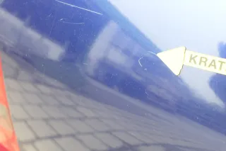 Aud A4 B5 Heckklappe hinten Klappe Kofferraumklappe Kombi blau LZ5K Scheibe - Bild 3