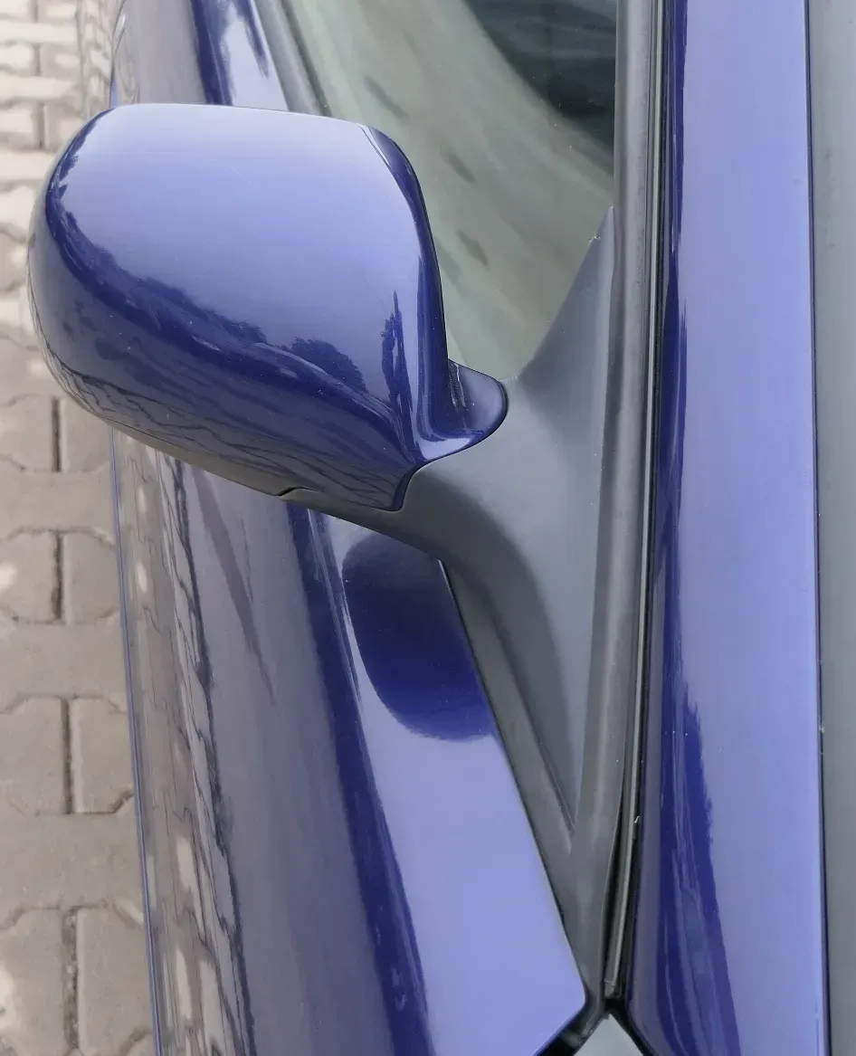Audi A4 B5 8D Spiegel Außenspiegel rechts elektrisch blau LZ5K - Bild 1