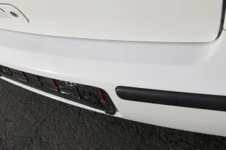 VW Polo 6N2 Stoßstange hinten Heckstoßstange Stoßfänger weiß LB9A - Bild 5