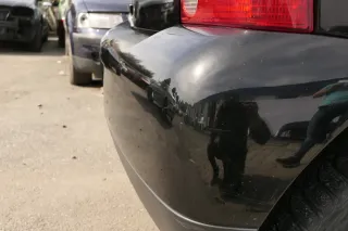 VW Lupo Stoßstange hinten Heckstoßstange Stoßfänger schwarz L041 uni 159833 - Bild 2