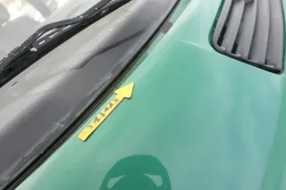 VW T4 Transporter Pritsche Motorhaube Haube Klappe vorne grün - Bild 4