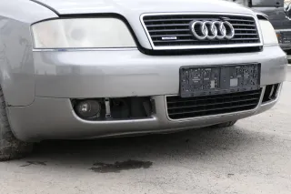 Audi A6 4B Frontstoßstange Stoßstange vorne Stoßfänger grau LY7Q Facelift - Bild 4