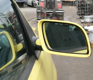 VW Polo 9N 9N3 elektrischer Spiegel Außenspiegel rechts vorne gelb LD1B - Bild 2