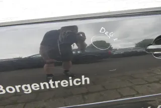 VW Polo 9N 9N3 Tür vorne links Fahrertür schwarz LC9Z 2/3-Türer - Bild 2