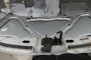 VW Polo 9N Motorhaube KLappe vorne silber grau LA7W bis ca. Bj. 2004 Hagelschade - Bild 3