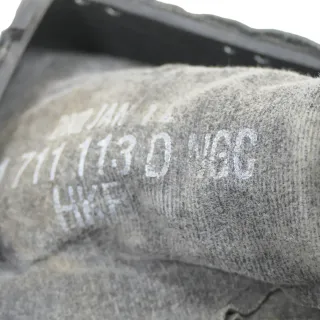 VW Polo 9N 9N3 Schaltknauf Schaltsack 6Q1711113D Leder schwarz rote Nähte ## - Bild 5
