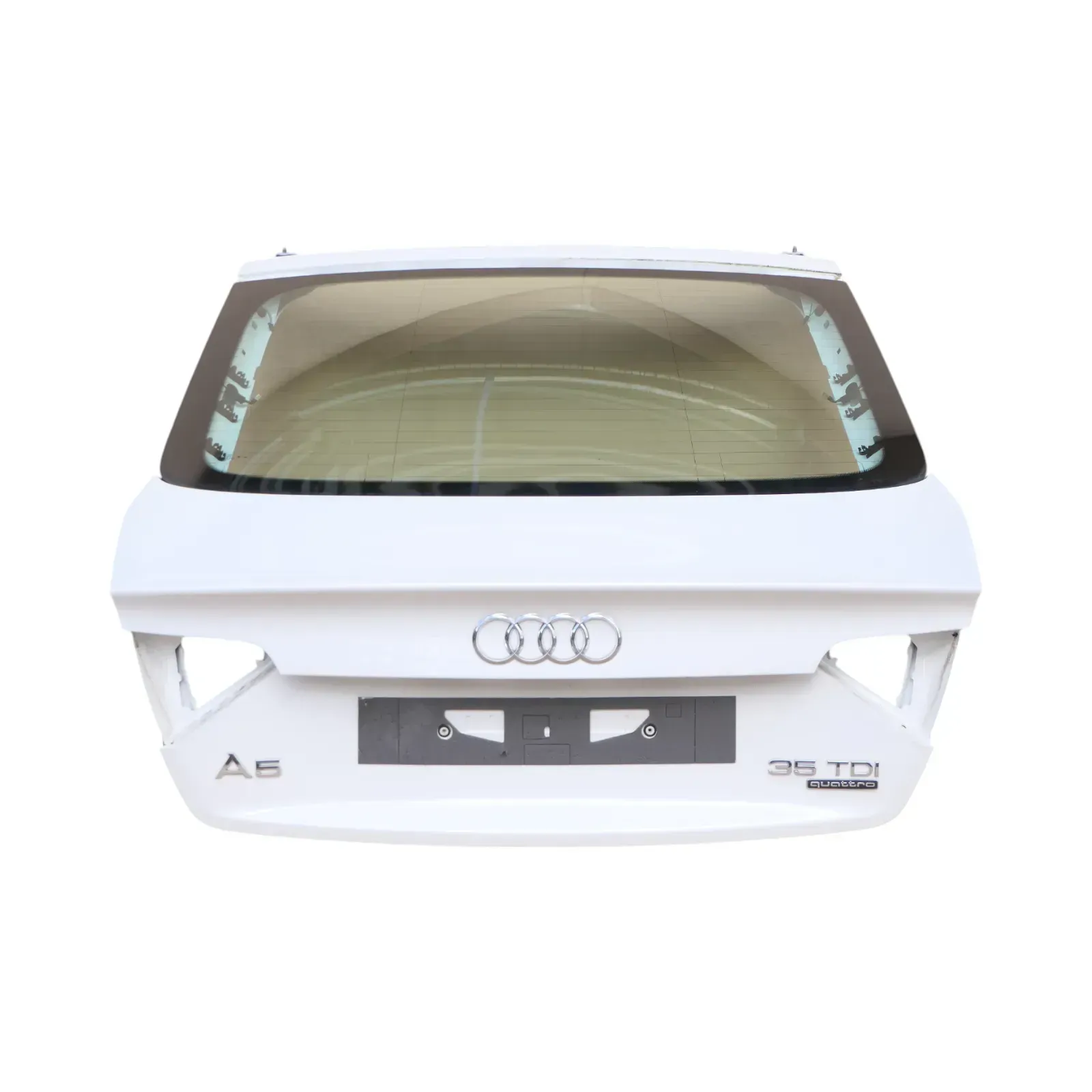 Audi A5 8T Heckklappe Kofferraumdeckel weiß LY9C Facelift ORIGINAL von Neuwagen - Bild 1