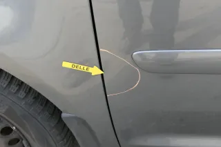 VW Touran 1T 1T3 Tür vorne links Fahrertür grau LD7X  - OHNE Anbauteile - Bild 3