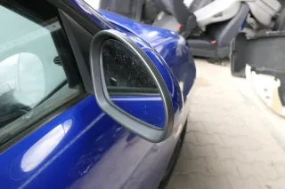 Seat Ibiza 6L manueller Spiegel Außenspiegel rechts blau LS5G - Bild 2